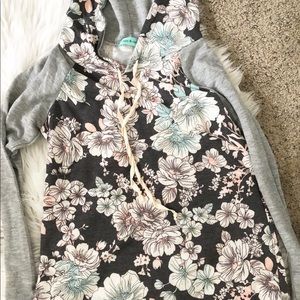 Floral hoodie
